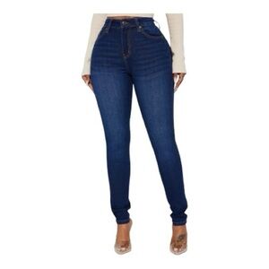 Fashion Nova Midnight Blue Skinny Jeans